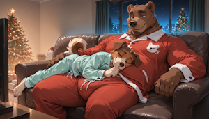 Bruce - The Babysitter #1 - Asleep by natsu1313