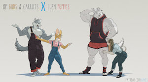 BunsXPuppies by Anhes