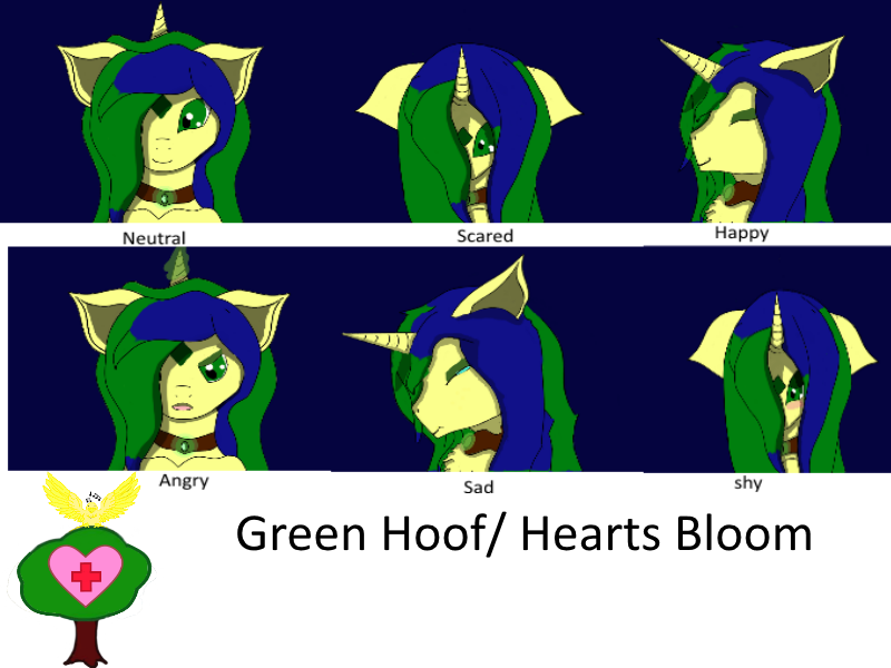 pony oc emotion chart by ravark