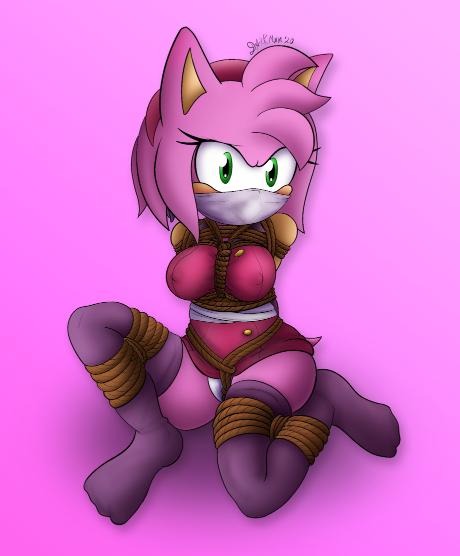 Boom Amy in a Bind by DMZ < Submission | Inkbunny, the Furry Art Community