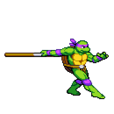 Teenage Mutant Ninja Turtles Shredder's Revenge Donatello by EagleL56