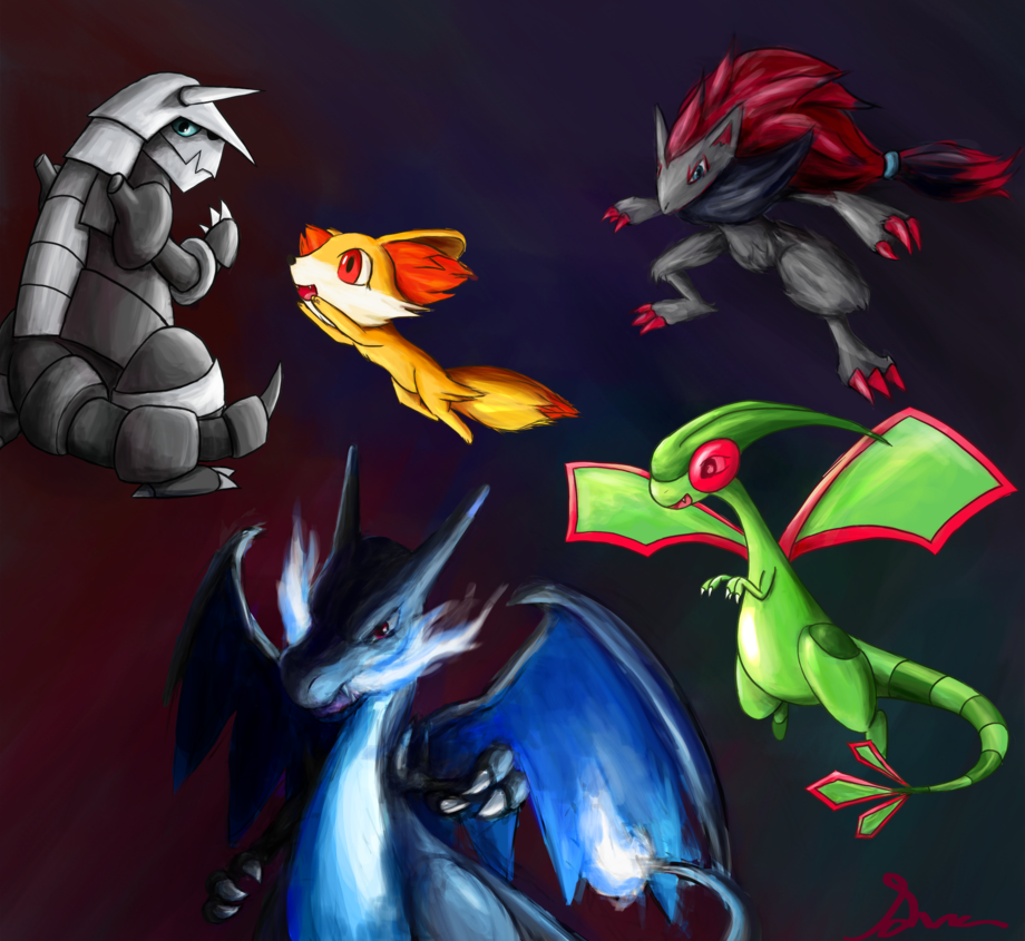 Random assortment of Pokemon by DancingChar