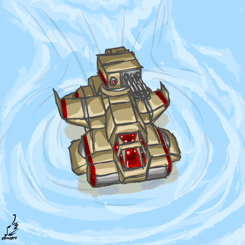 Sandblaster Light Hovertank by ProjectShadowcat