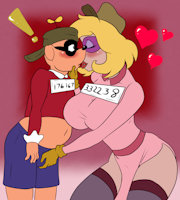 A kiss between lovers by joykill