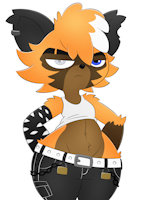 Suey the Badgerine by ZinnyZ