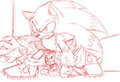 Werehog protect kitten by AngelofHapiness