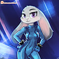 Zero Suit Hopps! by lumineko