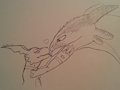 Guilmon and Toothless sketch by Neos8