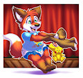 Dancing with Plushies by abdl86