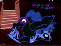 Nightmare Moon Shouldn't Drink Alcohol by Anaktis