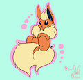 Fireball of fluff by BaniBows