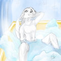 Luca in the Bath by Lucafox