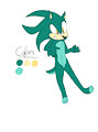 Aaron the Hedgehog by JustTheHedgie
