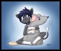 Lucky Mouse... by NoirKitten