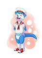 Happy Sailor Boy by island