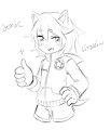 Sonic gijinka by Linzuki