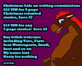 Nasty Christmas sale on writing. by NastyDonkey