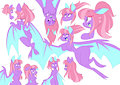 Bat doodles commission by NoriNoir
