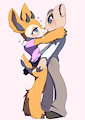 Tsunoda and Komiya - Aggretsuko by unousaya