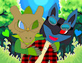 Me and My love Balthazar! by NovaTheLucario