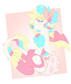 a pretty pink dragon by pupclaw