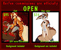 Commissions are OPEN by KerFen
