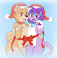 Meowy Woofmas by Kaittycat