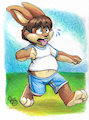 Rourkie working out by pandapaco