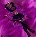 Sexy kitty on the bed by esferaosamael