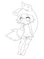 Yugo chibi lineart by Lorethelostking