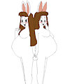 Pregnant Danielle & Tavie (Base Models) by CCB18