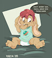 Floppy Eared Bunny by Kircai