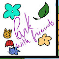 Park with friends by CanadienMaple