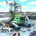 Delay At Gate 35 by CargieWeasel