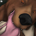Stop this big teddy bear X) by LeonHeart54115