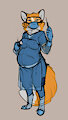 [Covid] Pregnant vulpine nurse by Folvondusque