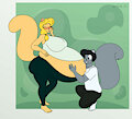 Goldie with her Hubby by SatsumaLord