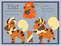 Pokemon Adopt: Flint the Growlruff by bindingsin