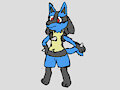 Day 3: Lucario by Stripeback