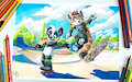 Skater Pandas by pandapaco