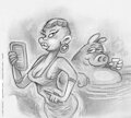 Pinton and the enigmatic nurse. by LordFoxhole