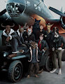 The Officers and crew of the Wolf Knight 1944 by TheDarkcollie