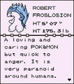 Pokedex Entries by RobertTheFroslosion