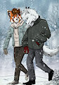 A Snowy Walk [By Le_Qara] by Birdpup