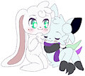 eeveefan and fizzy bunbun appreciationss by Fizzy4T