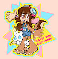 katie the chipmunk (sonic style) by katiemunk