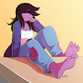 Deltarune Susie 2 by QuiteSplendid