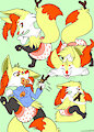 Raffle Prize: Padded Braixen by ToiletTrauma