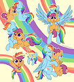 sinful gay yaoi babies :3 (>~<)! by feralkittyclawz