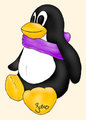 Sitting Penguin by jako